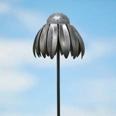 Metal Echinacea Flower Garden Stake Decoration One Size