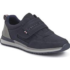 Pavers Trainers Pavers Wide-Fit Touch-Fasten Trainers - Navy