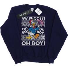 Clothing Disney Donald Duck Christmas Fair Isle Sweatshirt - Navy