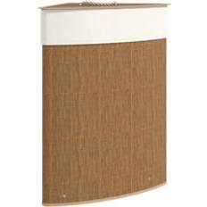 Brown Laundry Baskets & Hampers Homcom 55L Laundry Hamper with Removable Washable Liner Bag