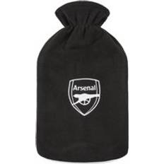 Fleece Heat Bottles Arsenal FC Fleece Hot Water Bottle Black One Size