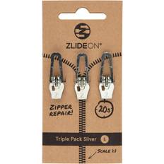 Zlideon Multipack 3-pack Silver Metal Plastic Narrow