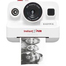 Easypix Digitalkameror Easypix InstantFUN Direktfilmskamera Digital Vit Integrerat Batteri