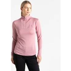 Pink - Women Base Layers Dare 2b Torrek Overhead Midlayer - Pale Pink