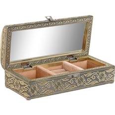 Jewellery Storage Home ESPRIT Elegant White Champagne Wooden Jewelry Box