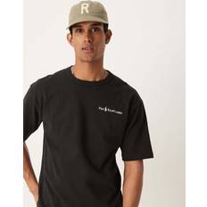 Polo Ralph Lauren T-shirts Polo Ralph Lauren Icon Script Logo Heavyweight Relaxed Fit T-shirt - Black