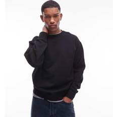Arket Jumpers Arket Relaxed Terry Sweatshirt - Washed Black