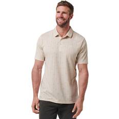 Polo Shirts Travismathew Deco Mens Golf Polo - Moonbeam