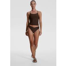 H&M Ladies Brazilian Bikini Bottoms - Brown