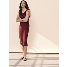 H&M Drapert Kjole - Rød