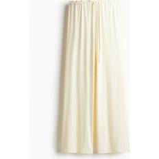 Dam - Gula Pyjamasar H&M Pyjamasbyxa I Pointelle - Ljusgul