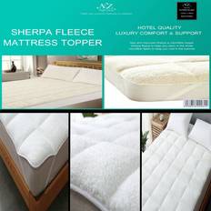 Mattress Covers Sherpa Fleece Topper In Five Sizes Mattress Cover