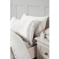 Silky Silky Silks 100% Mulberry Silk Standard Pillowcase - Pillow Case White