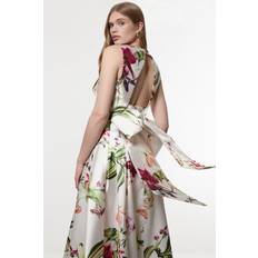 Karen Millen Tops Karen Millen Garden Twill Bow Detail Top - Floral