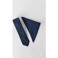 Ties on sale Burton Mens Textured Tie And Pocket Square - Navy
