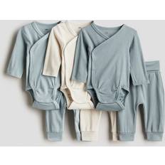 H&M 6-Piece Bodysuit And Trousers Set - Green