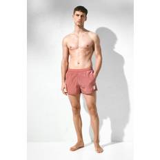 H&M Men Swimwear H&M Nylon Swim Shorts - Dark Pink