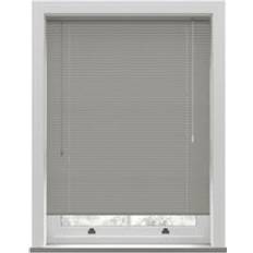 New Edge Blinds Grey PVC Venetian Blind 152cm Drop 25mm Slats 175cm