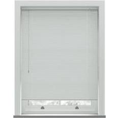 White Blinds New Edge Blinds White PVC Venetian Blind 152cm Drop 25mm Slats 95cm
