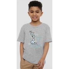 Olaf Trying To Keep It Together Kids T-Shirt - Light Grey