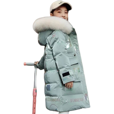 Xcsgsra Girls Kids Coats Padded Winter Jackets - Green