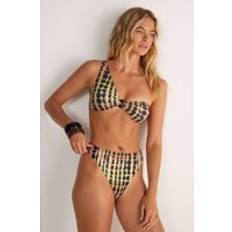 Leopard Bikinis Nasty Gal Ombre Leopard One Shoulder Ring Bikini Set - Brown