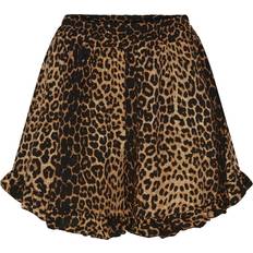 Viskose Shorts Klædeskabet Women's Lunora Shorts - Leo Print