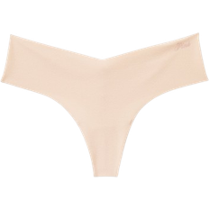 Sequins Knickers PINK No Show Thong Panty - Marzipan