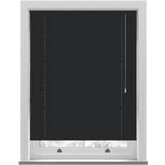 New Edge Blinds Black PVC Venetian Blind 152cm Drop 25mm Slats