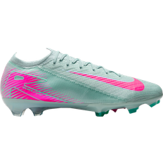 Flyknit Shoes Nike Mercurial Vapor 16 Elite FG Low-Top - Ocean Cube/Pink Blast