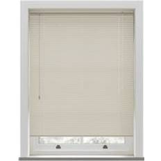 Blinds on sale New Edge Blinds Cream PVC Venetian Blind 152cm Drop 25mm Slats 70cm
