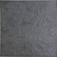 Stone floor tiles COLOURS Cirque Black Matt Stone Effect Ceramic Indoor Floor Tile Sample