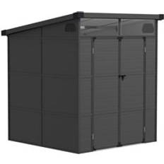 OutSunny Sheds OutSunny Plastic Garden Shed 6 x 6ft with Windows and Air Vents (Building Area )