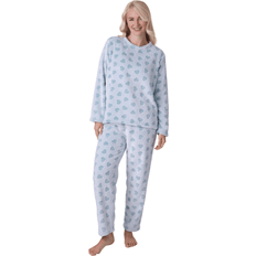 XXL Pyjamas Camille Women's Supersoft Fleece Full Length Pyjama Set - Elasticated Waist