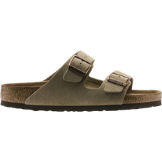 Arizona soft footbed narrow Birkenstock Arizona Soft Footbed Suede Leather -Beige/Taupe