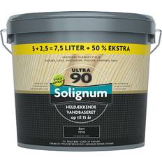 Solignum Sorte Maling Solignum Ultra 90 Træbeskyttelse 7,5 Liter - Sort Træbeskyttelse, Træfacademaling Sort