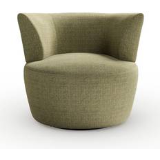 Dunelm Robyn Chunky Soft Green Lounge Chair 65.5cm