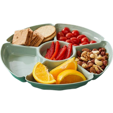 Dunelm Chip & Dip Sage Green Serving Tray 29.5cm