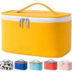 Yellow Cosmetic Bags Tianfu Makeup Bag Portable Travel Cosmetic Bag - Yellow