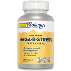 Vitaminer & Kosttilskudd Solaray Mega-B-Stress Extra Strength 120 st