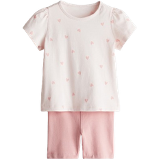 H&M Baby 2-Piece Cotton Jersey Set - Pink