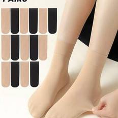 Transparent Socks Shein Ladies Lightweight Socks - Seamless Nude