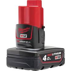 Milwaukee battery Milwaukee M12B4 Li-Ion Battery 12V 4.0Ah