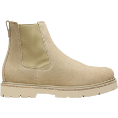 Birkenstock Highwood Slip On Suede Leather - Taupe