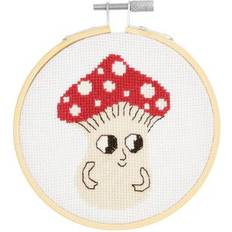 Garne & Handarbeitsbedarf Rico Design Stickpackung Shrooom Kleiner Pilz Ø 10 cm
