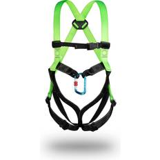 Justerbar Verktygsbälten FLG Safetytec Arbeitssicherheit Safety Harness with Aluminium Screw Carabiner and Transport Bag