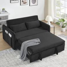 Clipeyh 3 in 1 Convertible Sleeper Bed with 2 Pillows Sofa 70" 2 Seater