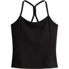 H&M Integral Bra Sports Strappy Top With SoftMove - Black
