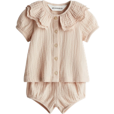 H&M Cotton Muslin Set 2-piece- Powder Pink (1277950001)