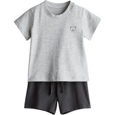 H&M Baby 2-Piece Cotton Jersey Set - Grey